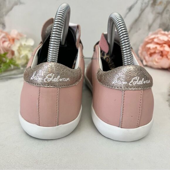 SAM EDELMAN Aubrie Mini Lace Up Sneakers in Rose Bud Pink Size Youth 4 NEW - Picture 11 of 16